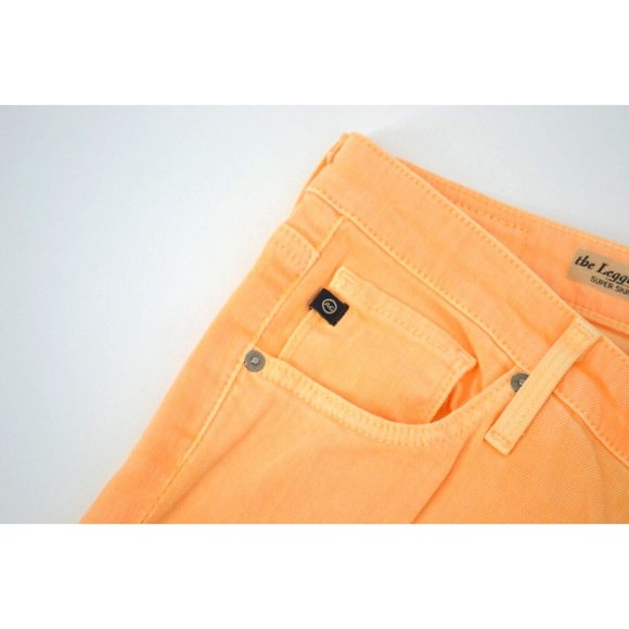 ADRIANO GOLDSCHMIED Women's The Legging Ankle‎ Super Skinny Jeans SIZE 26R Peach - Picture 6 of 10